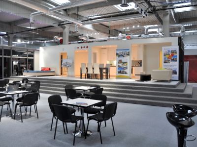 Unihouse Modules on Building Industry Solutions trade fair