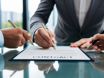 Wir haben einen Vertrag über den Bau eines Kindergartens mit einer Krippe in Mielno, Polen, unterzeichnet