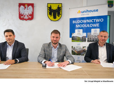 Wir haben einen Vertrag über die Planung und den Bau einer Kindertagesstätte in Wasilków unterzeichnet