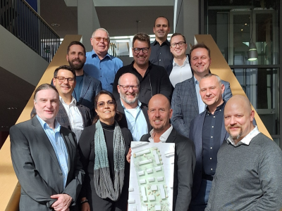 Erstes Auftakttreffen (Kick-Off) mit unserem Investor in Frankfurt!